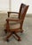 Wood Riverside Furniture Traditional Wood Swivel Desk Chair For Sale - Image 7 of 13
