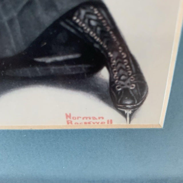 American Norman Rockwell Saturday Evening Post Cover Print –Ice Skating February 7, 1920 Reproduction For Sale - Image 3 of 4