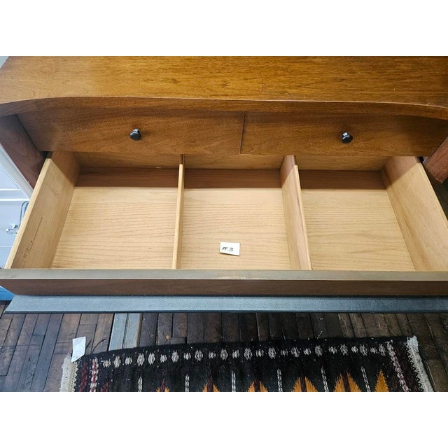 Wood Mid 20th Century American of Martinsville Highboy Dresser For Sale - Image 7 of 14