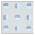 Sample - Schumacher Ando Hand Block Print Fabric in Chambray For Sale