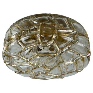 Space Age Ceiling Lamp in Bubble Glass, Germany, 1970s For Sale