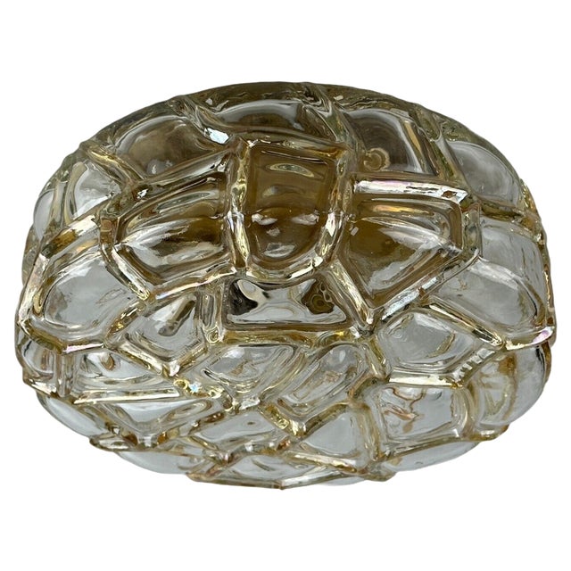 Space Age Ceiling Lamp in Bubble Glass, Germany, 1970s For Sale