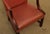 Animal Skin 1990s Traditional Leather & Mahogany Tufted Armchair BucksEstateTraders 5 Out of 5 Stars For Sale - Image 7 of 10