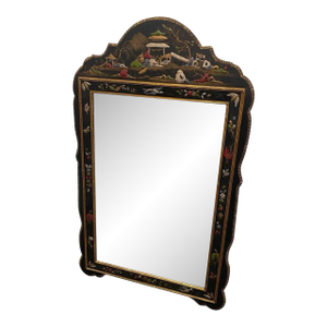 Chinoiserie Hand Painted Wall Mirror