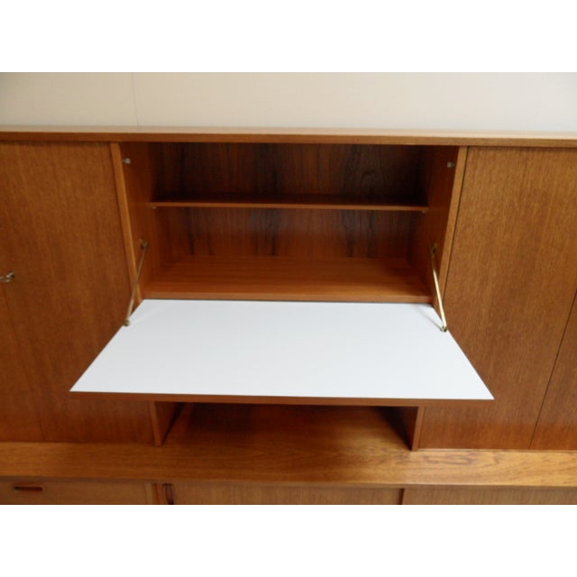 Mid-Century Modern Dutch Oak High Board, 1950s For Sale - Image 4 of 15