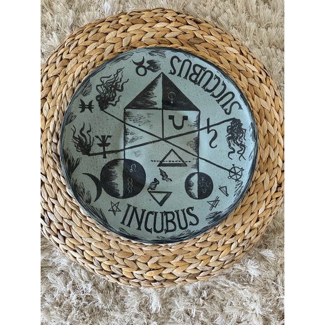 Vintage F. Bergmann 14.5” Studio Art Pottery Charger For Sale - Image 14 of 15