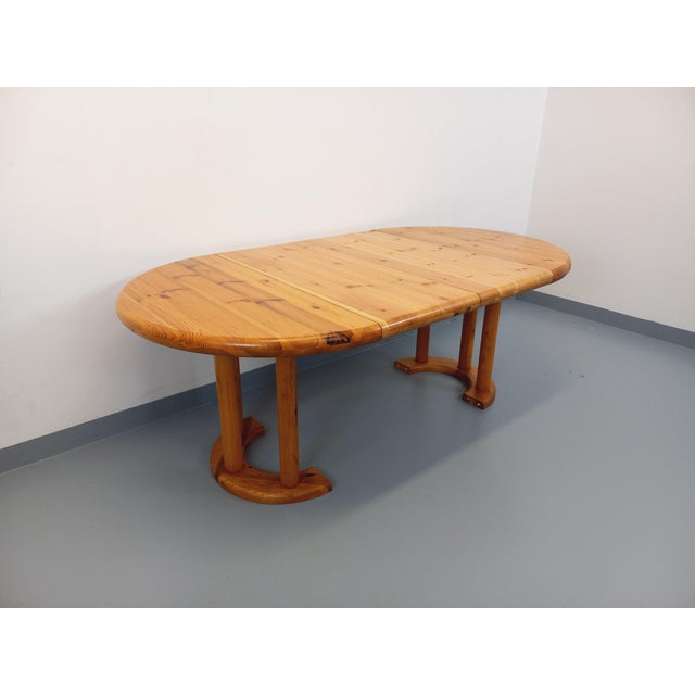 Vintage Scandinavian Round Dining Table by Rainer Daumiller, 1960s For Sale - Image 13 of 18