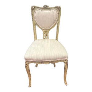 French Art Nouveau Sweetheart Chair