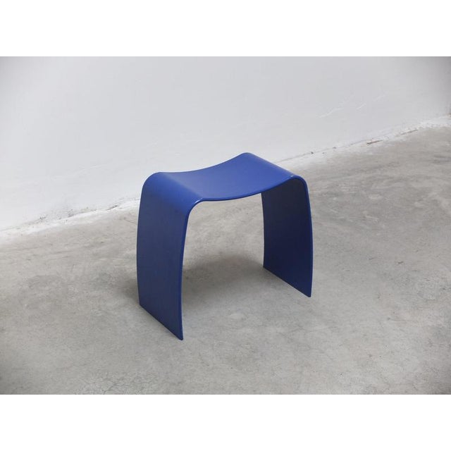 Blue M Stool by Jørgen Møller for Askman, 1990s For Sale - Image 4 of 12