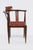 French 1900s Mahogany Corner Child Chair with Crossbanding and Tapered Legs For Sale - Image 4 of 9
