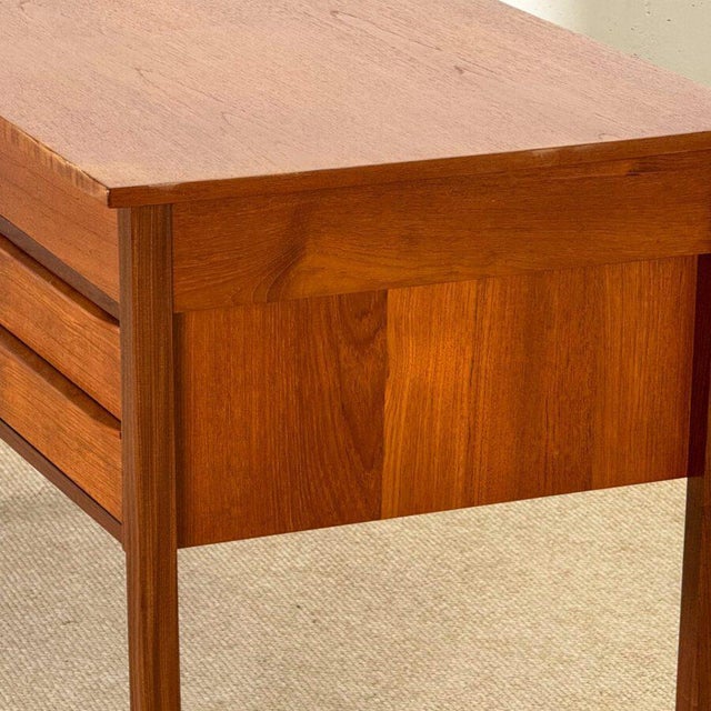 1960s Mid-Century Modern Danish Desk in Teak, 1960 For Sale - Image 5 of 8