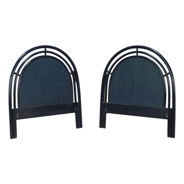 Vintage Headboards by Roberti Rattan, 1980s, Set of 2 For Sale