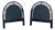 Vintage Headboards by Roberti Rattan, 1980s, Set of 2 For Sale