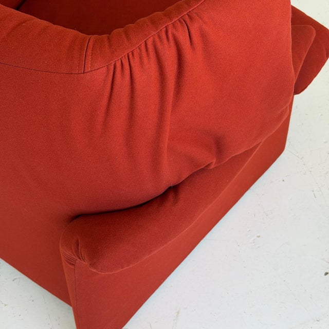 Textile 1970s Portovenere Chairs by Vico Magistretti for Cassina For Sale - Image 7 of 11