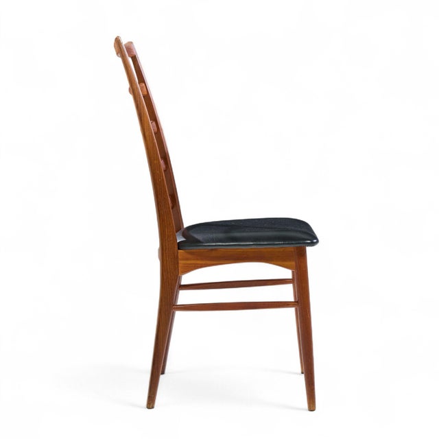 Wood Niels Koefoed for Koefoeds Hornslet Lis Danish Teak Dining Chairs - Set of 10 For Sale - Image 7 of 11