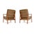 Vintage Danish Teak and Leather Lounge Chairs by Ole Wanscher for France & Søn, 1960, Set of 2 For Sale - Image 6 of 11
