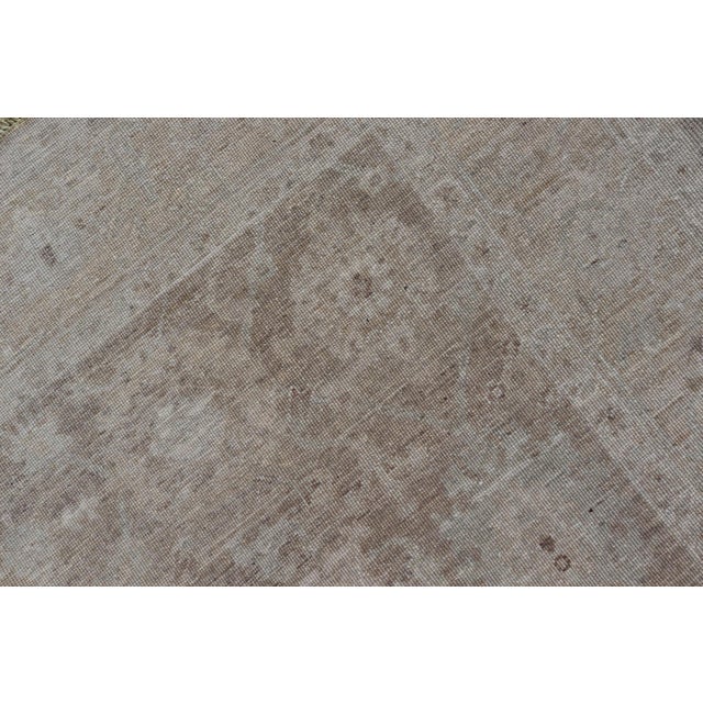 Modern Tabriz Rug by Keivan Woven Arts in Warm Taupe and Soft Cream 5'3 X 7'10 For Sale - Image 13 of 13