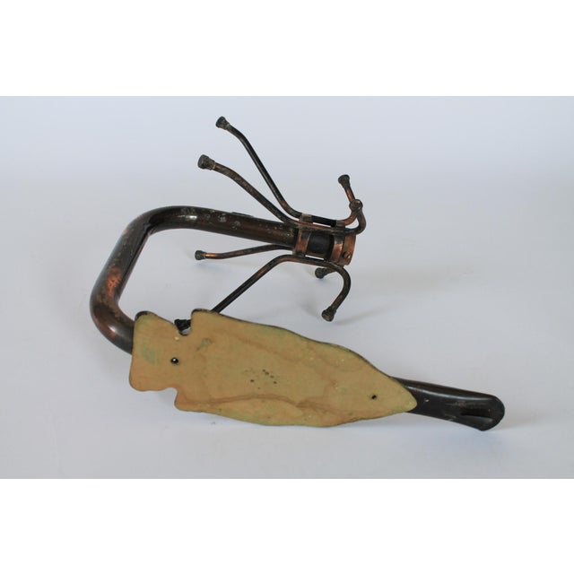Vintage 'PeeDee' Japanned Wall Tree Coat/Hat Rack For Sale - Image 11 of 11