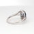 Oval-Cut Blue Sapphire & Diamond Ring in 14k White Gold For Sale In New York - Image 6 of 12