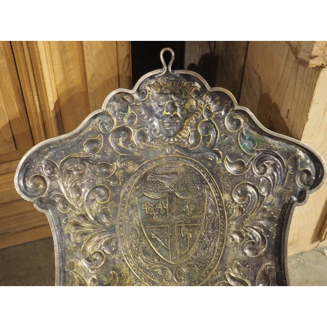 Pair of 19th Century French Silver Plated Copper Repousse 3-Light Wall Sconces For Sale - Image 17 of 18