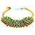 Bochic “Vintage Retro” Natural Emeralds & Diamonds Set In 18K Gold & Silver For Sale - Image 9 of 16