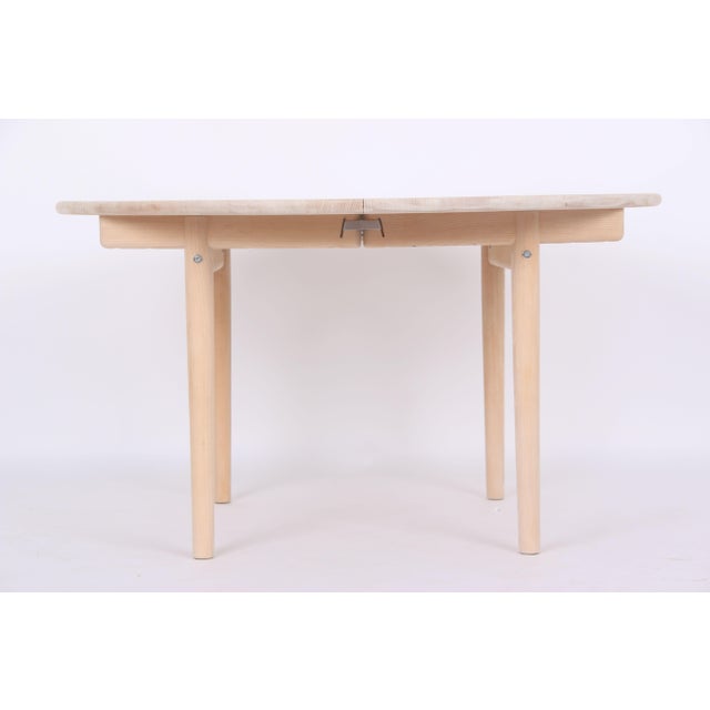 Dining Table PP70 in Ash with Extension by Hans J. Wegner for PP Møbler, 1995 For Sale - Image 10 of 10