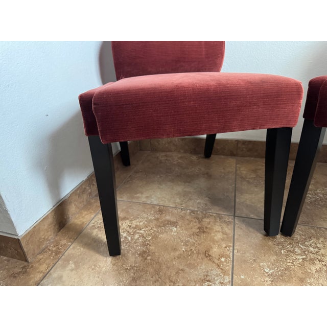 Textile Nathan Anthony Custom Upholstered Lounge Chairs – Pair For Sale - Image 7 of 13