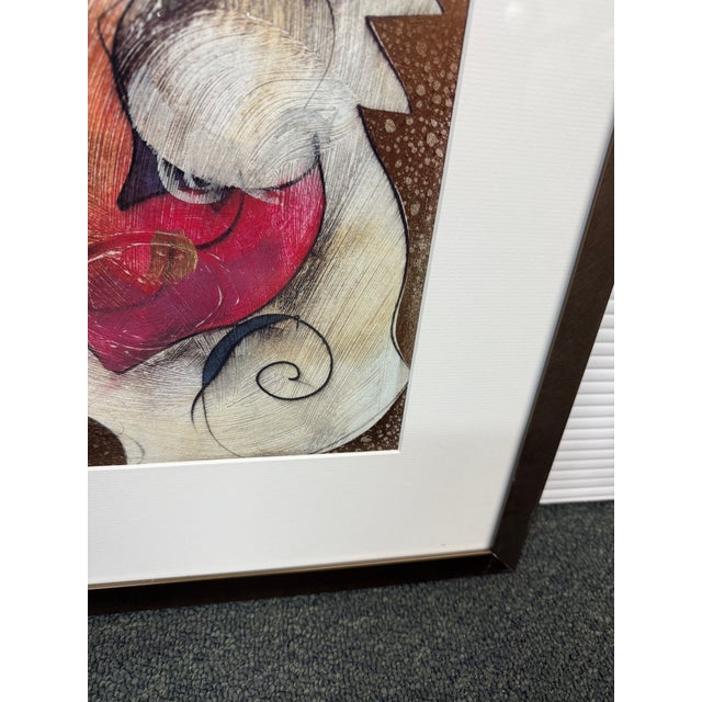 Design Plus Gallery presents "Seco" a Reproduction Print by Eric Waugh. Abstract figures, in subdued colors and lines,...