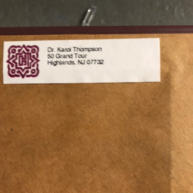 Original Contemporary Large Poppy Pastel Framed Signed For Sale In Philadelphia - Image 6 of 7