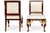 Late 19th Century Late 19th-C. French Empire Gilt Bronze Mahogany Side Chairs - Pair For Sale - Image 5 of 12