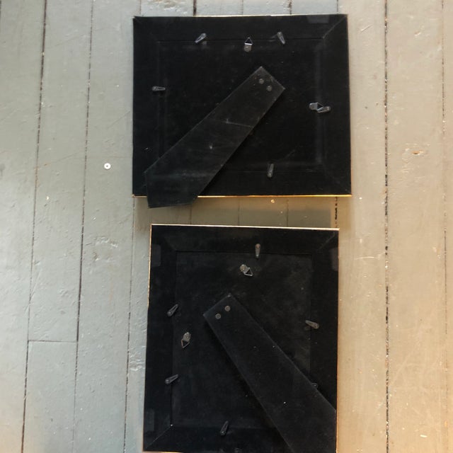 Collection of 2 Vintage Original Small Floral Still Life Watercolor Paintings Framed For Sale - Image 4 of 5