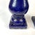 19th Century Ceramic Cobalt Blue Columns - a Pair For Sale In San Francisco - Image 6 of 8