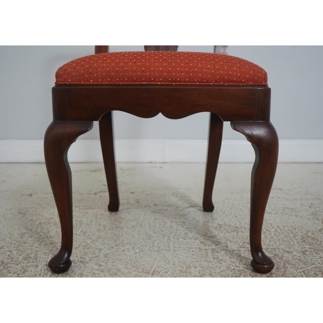 Set of Four Statton Cherry Queen and Dining Room Chairs For Sale - Image 9 of 18
