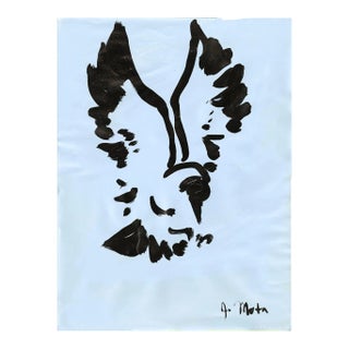 "Bird Series Xix" Original Gouache Painting by Joseph Mota For Sale