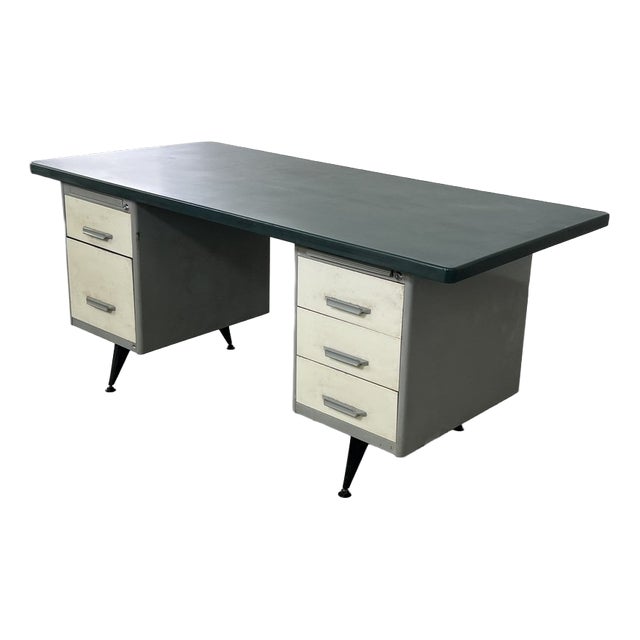 Vintage Metal Desk by Behin Edition, 1950s For Sale