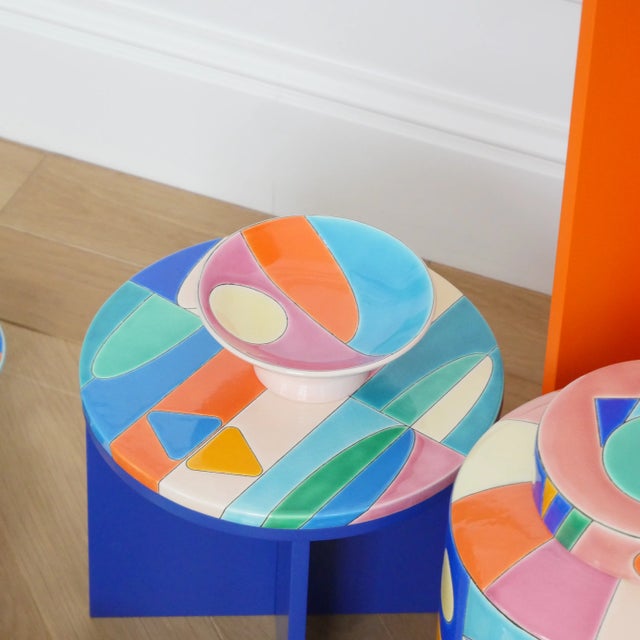 Cup Art Décool Emaux de Longwy - Model July by Nicolas Lequeux For Sale - Image 4 of 18