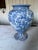 Hand painted neoclassical Savona Italy faience jar. Exceptionally beautiful artwork with classical figures and scenery....