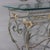 Early 20th Century Vintage LaBarge Glass , Silver & Gilt Metal Floral & Foliage Pier Table & Mirror For Sale - Image 5 of 12