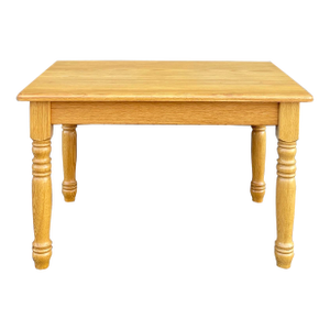 Vintage American Made Traditional Solid Oak Child's Table