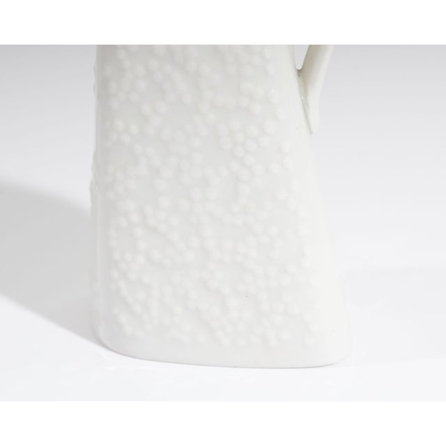 Hutschenreuther China German Porcelain Bud Vase With Handle by Hutschenreuther Selb For Sale - Image 4 of 7