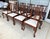 English Set of 8 Hickory Chair Chippendale Dining Chairs For Sale - Image 3 of 17