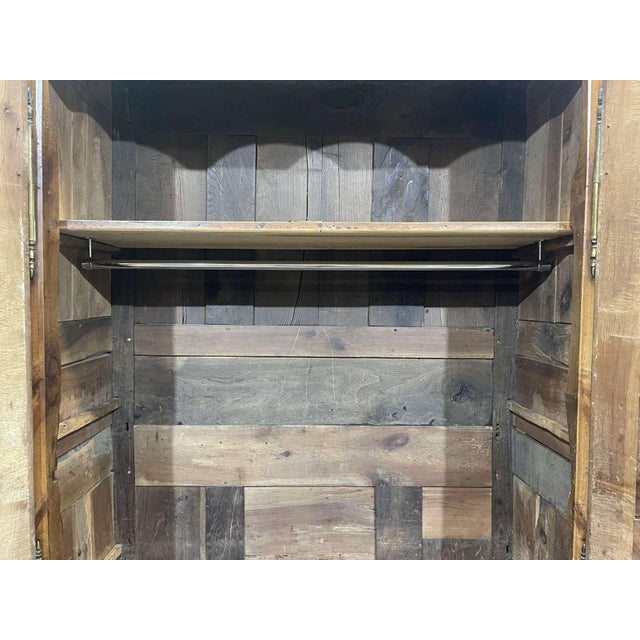 Rennaise Cherrywood Wedding Armoire from François Fils Denot, 1857 For Sale - Image 9 of 18