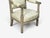 Gray Gustavian, Lounge Chairs, Grey Paint Decorated, Fabric, Sweden, 19th C. For Sale - Image 8 of 13