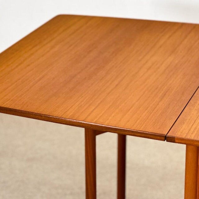 1960s Teakwood Folding Table by Tom Robertson for McIntosh, 1960s For Sale - Image 5 of 10