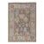 Large Floral Designed Modern Oushak on a Brown-Gray Field and Cream Border For Sale