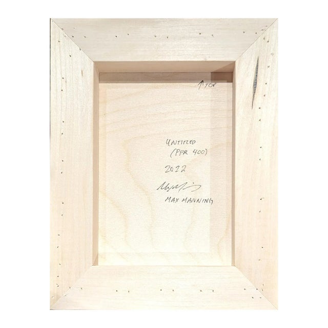 Paper 2022 “Untitled (Ppr400)” Contemporary Abstract Colorful Pastel Geometric Painting by Max Manning For Sale - Image 7 of 7