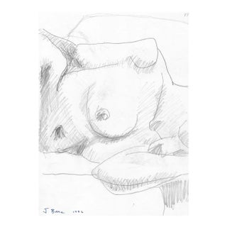 1996 James Bone Female Nude Drawing For Sale