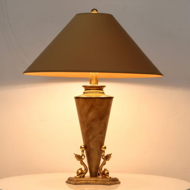 Asian Modern Table Lamp by Bauer Lamp Co For Sale - Image 12 of 12
