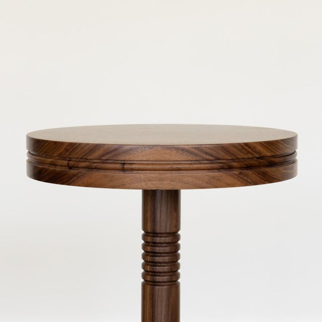 Wood Panoplie Drink Table, Walnut For Sale - Image 7 of 10