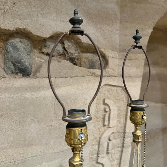 Crystal-Table-Lamp-French-De-08-25 For Sale In San Diego - Image 6 of 13